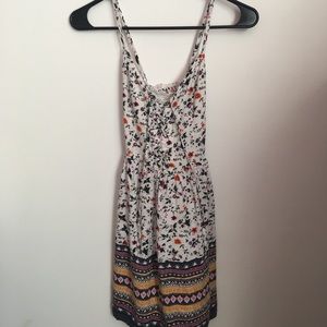 White Floral Summer Dress